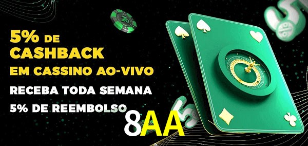Promoções do cassino ao Vivo 8AA